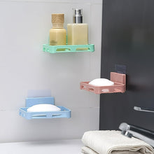 Bathroom & Kitchen Soap Holder: Self-Adhesive ,Sabudani (Plastic Box)